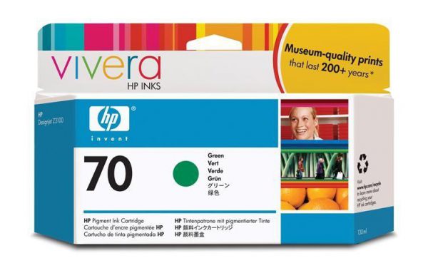 C9457A - HP Inkt Cartridge 70 Green 130ml