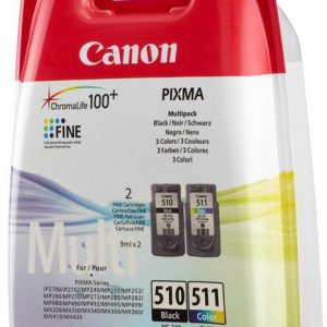 2970B011 - CANON Inkt Cartridge PG-510/CL-511 Black & Cyaan & Magenta & Yellow Multipack