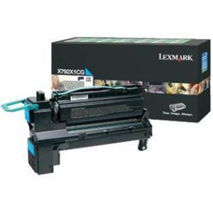 X792X1CG - LEXMARK Toner Cartridge Cyaan 20.000vel 1st