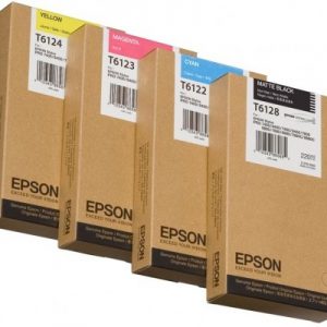 C13T612400 - EPSON Inkt Cartridge T6124 Yellow 220ml 1st