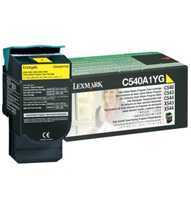 C540A1YG - LEXMARK Toner Cartridge Yellow 1.000vel 1st