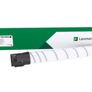 76C00K0 - LEXMARK Toner Cartridge Black 18.500vel 1st