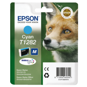 C13T12824012 - EPSON Inkt Cartridge T1282 Cyaan 3,5ml 1st