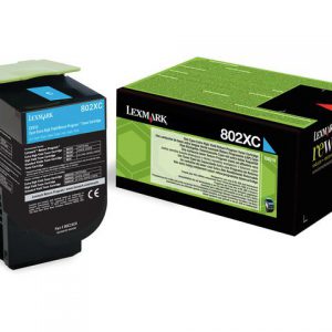 80C2XC0 - LEXMARK Toner Cartridge Cyaan 4.000vel 1st