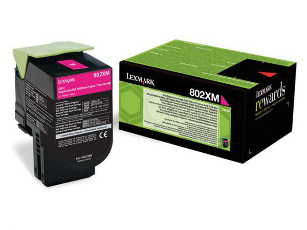 80C2XM0 - LEXMARK Toner Cartridge Magenta 8.000vel 1st