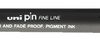 04200 N - Uni-ball Fineliner 04200 N 0.4mm Zwart 1st