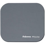 5934005 - FELLOWES Muismat Microban 240x278x6mm Polyester Zilver