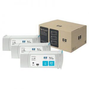 C5067A - HP Inkt Cartridge 81 Cyaan 680ml 3st