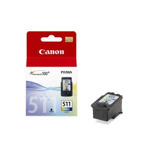 2972B009 - CANON Inkt Cartridge CL-511 Cyaan & Magenta & Yellow 244vel
