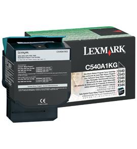 C540A1KG - LEXMARK Toner Cartridge Black 1.000vel 1st