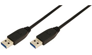 CU0040 - LogiLink Kabel A-A 3m Zwart