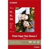 2311B020 - CANON INK Fotopapier Plus Glossy II A3 260g/m2 Gloss PP201 20vel