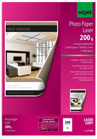 LP344 - SIGEL Fotopapier A4 200g/m² Gloss 200vel