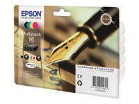 C13T16264022 - EPSON Inkt Cartridge 16 Black & Cyaan & Magenta & Yellow 14,7ml 1-Pack