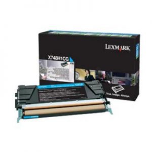 X748H3CG - LEXMARK Toner Cartridge Cyaan 10.000vel 1st