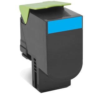 80C2XCE - LEXMARK Toner Cartridge Cyaan 4.000vel 1st