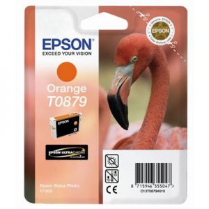C13T08794010 - EPSON Inkt Cartridge T0879 Orange 11,4ml 1st