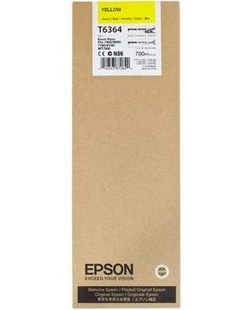 C13T636400 - EPSON Inkt Cartridge T6364 Yellow 700ml 1st
