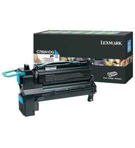 C792A1CG - LEXMARK Toner Cartridge Cyaan 6.000vel 1st