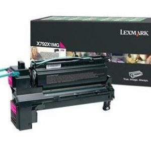 X792X1MG - LEXMARK Toner Cartridge Magenta 20.000vel 1st