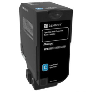 84C2HCE - LEXMARK Toner Cartridge Cyaan 16.000vel 1st