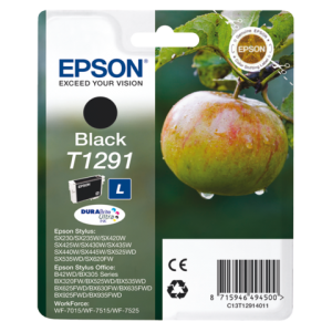 C13T12914012 - EPSON Inkt Cartridge T1291 Black 11,2ml 1st