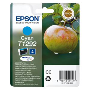 C13T12924012 - EPSON Inkt Cartridge T1292 Cyaan 7ml 1st