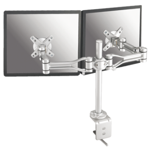 FPMA-D1030D - NEW Monitorarm 25-60cm 2 Schermen Zilver