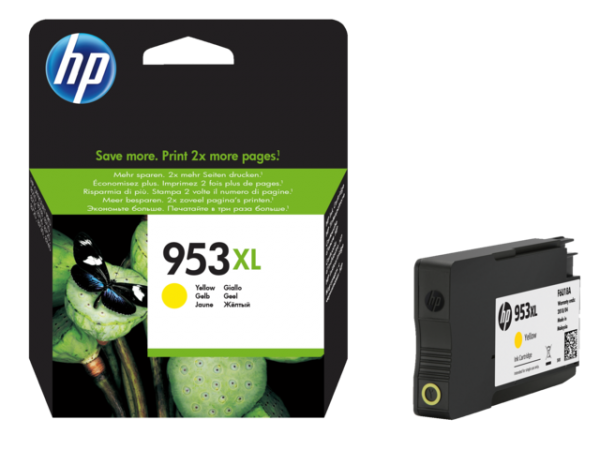 F6U18AE - HP Inkt Cartridge 953 Yellow 1600vel 1st