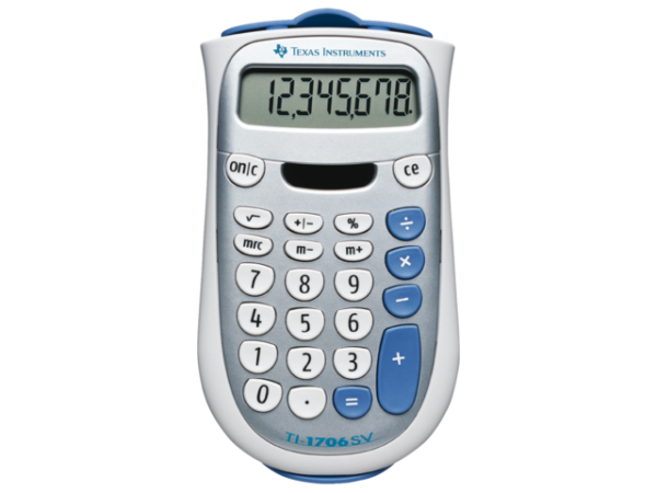 TI-1706 SV - TI Calculator 1706 8-Cijfers