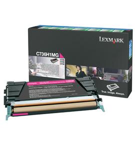 C736H1MG - LEXMARK Toner Cartridge Magenta 10.000vel