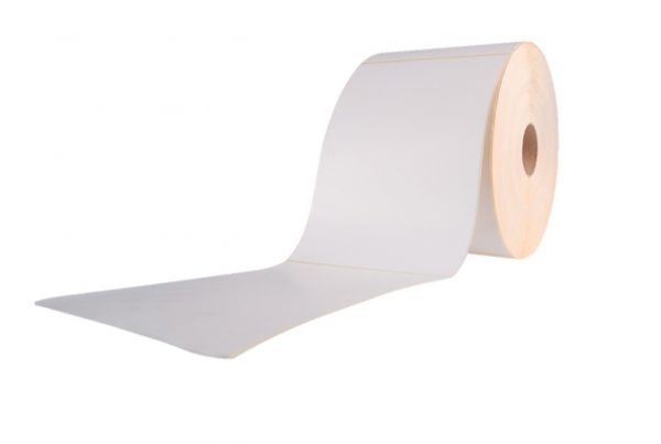 LL100X150000543 - LI-ME Etiket PTE (Papier Thermische Eco) Mat Permanent 100mm 150mm Wit 750st 40mm Kern 150mm 1Baans 2 Buiten 0° op Rol Perforatie