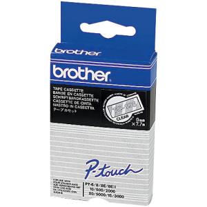 TC-195 - Brother Lettertape P-Touch 9mm 7.7m Transparant Wit
