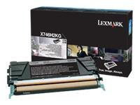 X746H2KG - LEXMARK Toner Cartridge Black 12.000vel 1st