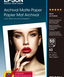 C13S041344 - EPSON Fotopapier Archival A3 Mat Wit 50vel