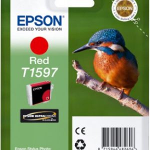 C13T15974010 - EPSON Inkt Cartridge T1597 Red 17ml 1st