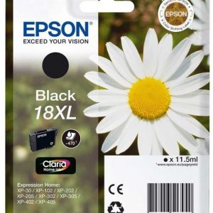 C13T18114022 - EPSON Inkt Cartridge 18XL Black 11,5ml 470vel 1st