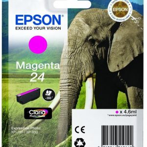 C13T24234022 - EPSON Inkt Cartridge 24 Magenta 4,6ml 360vel 1st