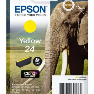 C13T24244012 - EPSON Inkt Cartridge 24 Yellow 4,6ml 360vel 1st