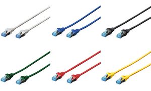 DK-1532-010/BL - DIGITUS Kabel UTP/CAT 5e RJ45 / RJ45 1m Zwart
