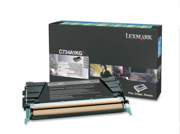 C734A1KG - LEXMARK Toner Cartridge Black 8.000vel 1st