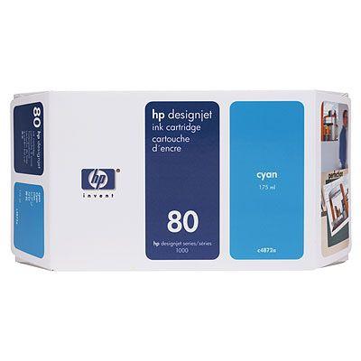 C4846A - HP Inkt Cartridge 80 Cyaan 350ml