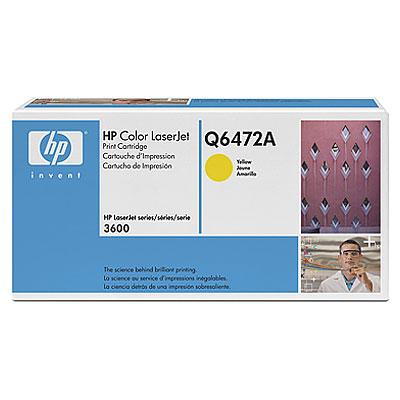Q6472A - HP Toner Cartridge 502A Yellow 4.000vel