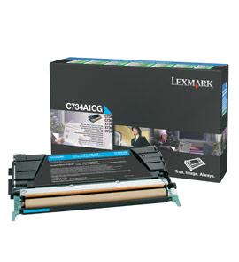 C734A1CG - LEXMARK Toner Cartridge Cyaan 6.000vel