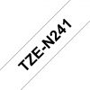 TZE-N241 - Brother Lettertape P-Touch 18mm 8m Wit Zwart