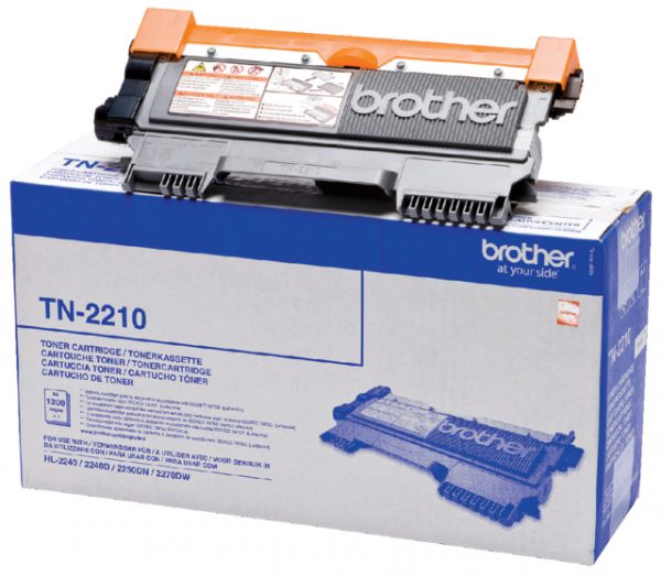 TN-2210 - Brother Toner Cartridge Black 1.200vel 1st