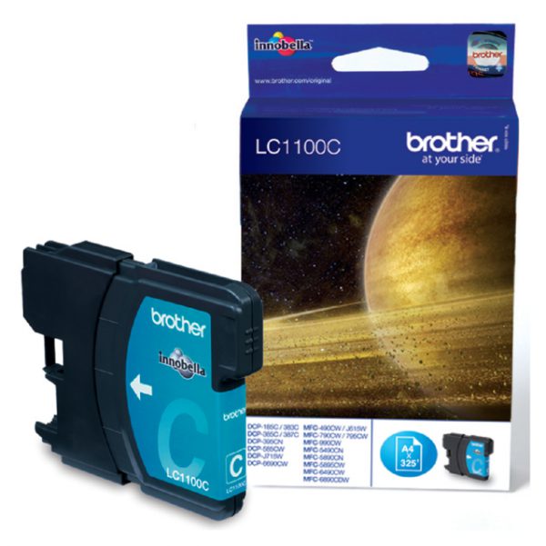 LC-1100C - Brother Inkt Cartridge Cyaan 5,5ml 1st