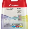 2934B010 - CANON Inkt Cartridge CLI-521 Cyaan & Magenta & Yellow 9ml