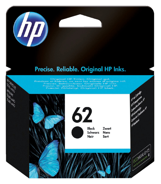 C2P04AE - HP Inkt Cartridge 62 Black 1st