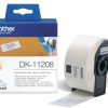 DK-11208 - Brother Adres Etiket Papier Permanent DK 11208 90x38mm 400st Wit 1Baans Op Rol